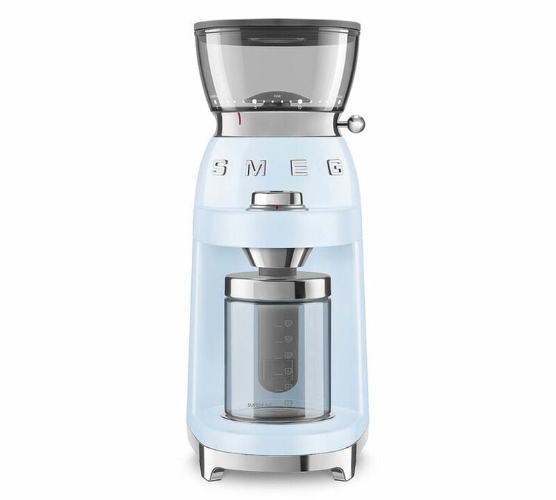 Moulin &agrave; caf&eacute; SMEG CGF03 Ann&eacute;es 50 Bleu Azur image number 0