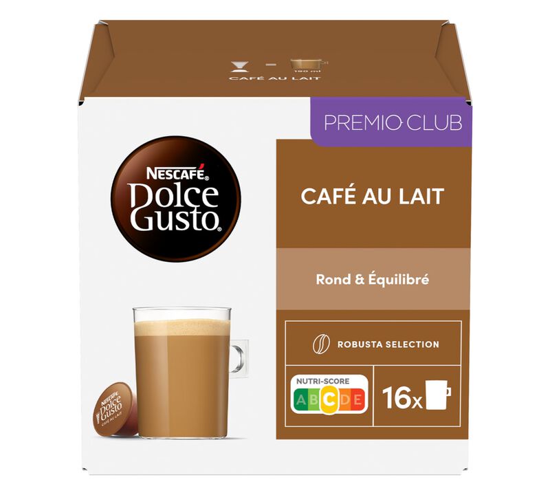 16 capsule Caf&eacute; au Lait &ndash; Nescaf&eacute;* Dolce Gusto* image number 0