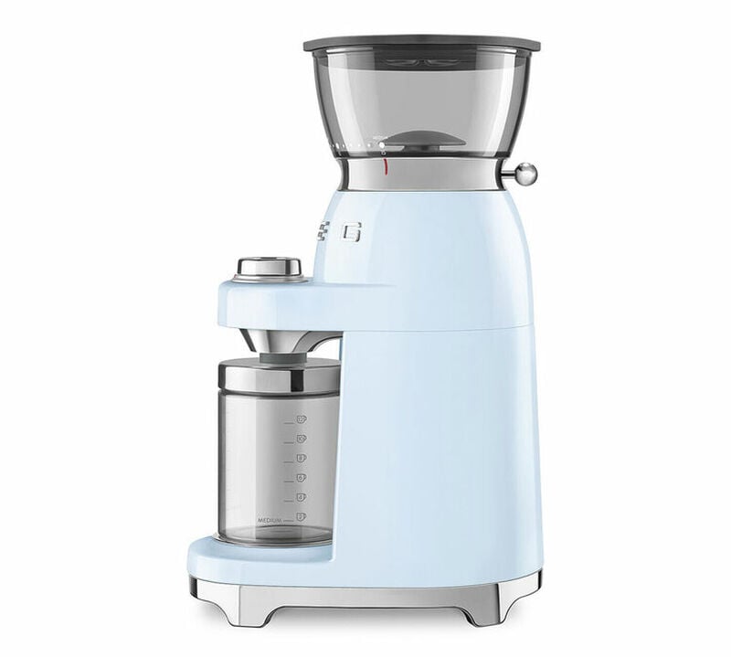 Moulin &agrave; caf&eacute; SMEG CGF03 Ann&eacute;es 50 Bleu Azur image number 1