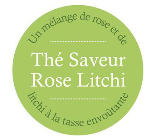 Th&eacute; Vert Saveur Rose Litchi - Vrac 100 g - COMPTOIR FRAN&Ccedil;AIS DU TH&Eacute; image number 1