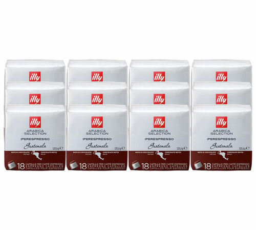 216 Capsules Iperespresso Arabica S&eacute;lection Guatemala - Illy