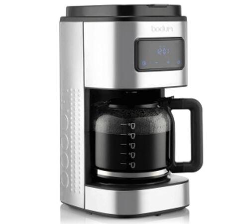 Cafeti&egrave;re filtre &eacute;lectrique Bistro 12 tasses inox brillant - BODUM