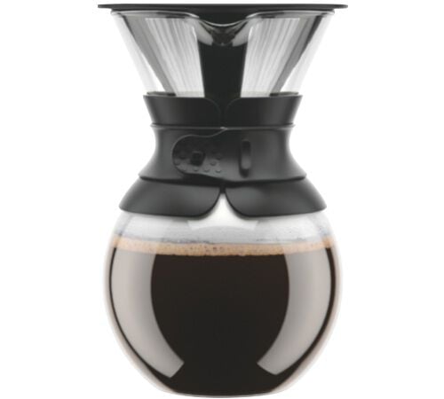 Cafeti&egrave;re filtre Pour Over noire - 8 tasses/1l - BODUM