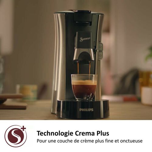 PHILIPS Machine &agrave; dosettes Senseo CSA250/11 Select Premium Metal image number 3