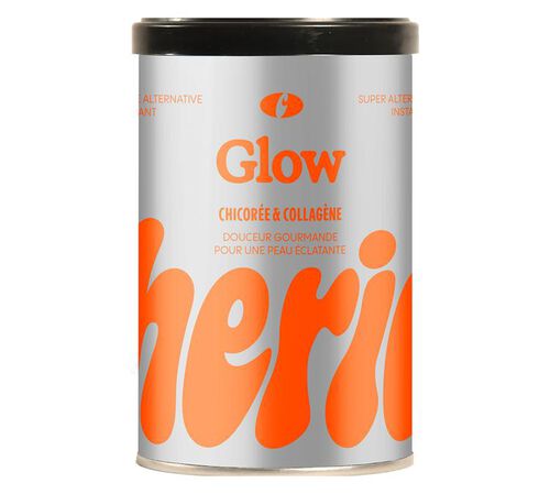 Glow - Chicor&eacute;e et collag&egrave;ne - Boisson instantan&eacute;e -  Bo&icirc;te 80 g - CHERICO