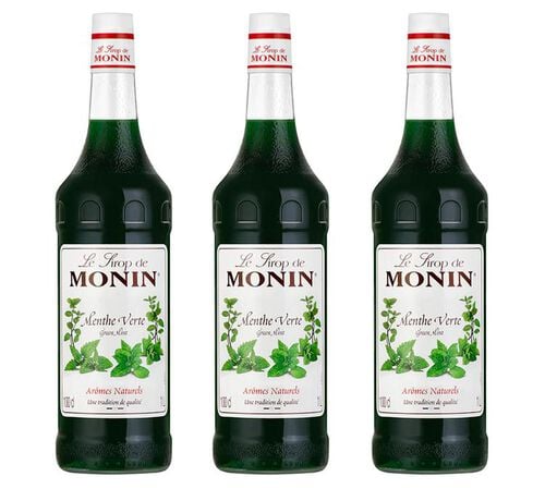 3 x Sirop Menthe  1L - MONIN