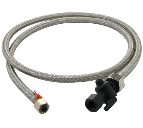 Flexible d'entr&eacute;e Brita DN8 + vanne d'arr&ecirc;t avec clapet anti-retour