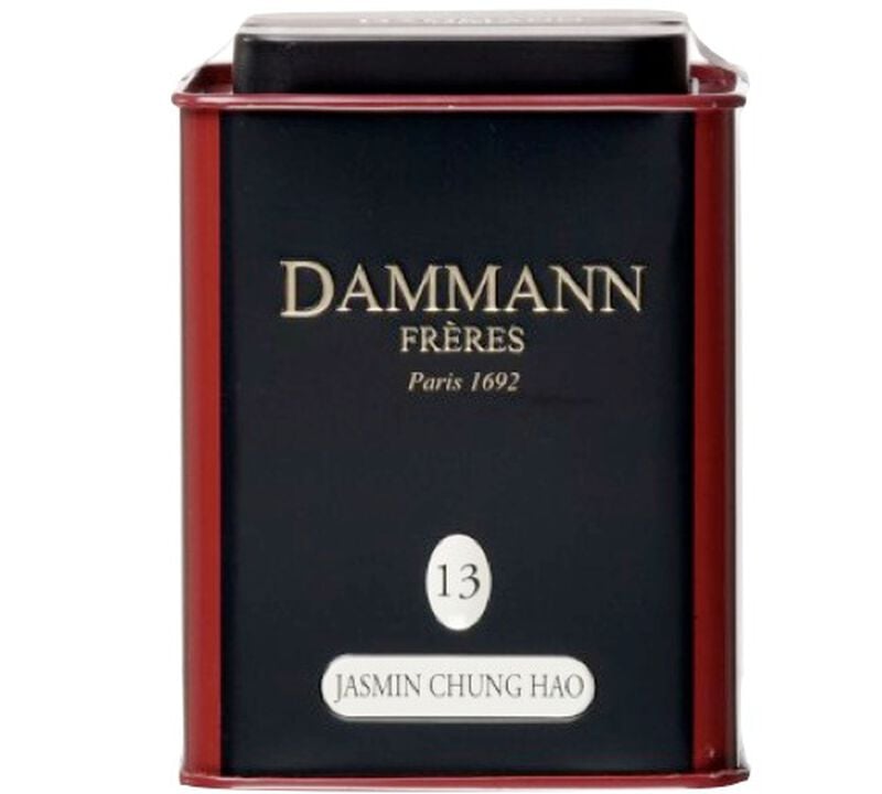 Boite N&deg;13 Th&eacute; Vert Jasmin - Vrac 100 g -  DAMMANN FR&Egrave;RES image number 0