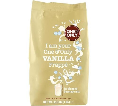 Boisson frapp&eacute;e Vanilla - Sachet 1 kg - ONE & ONLY