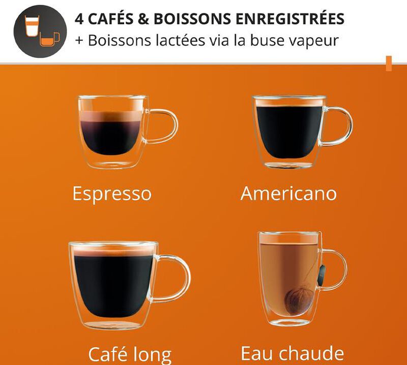 Machine expresso avec broyeur KRUPS Precision XP801T10 image number 2