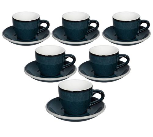 Tasses - LOVERAMICS - espresso et sous-tasses Egg Night Sky 8cl x6