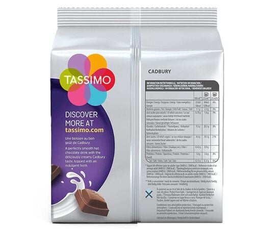 5 x 10 dosettes Tassimo Chocolat chaud Cadbury Hot Chocolate - TASSIMO image number 1