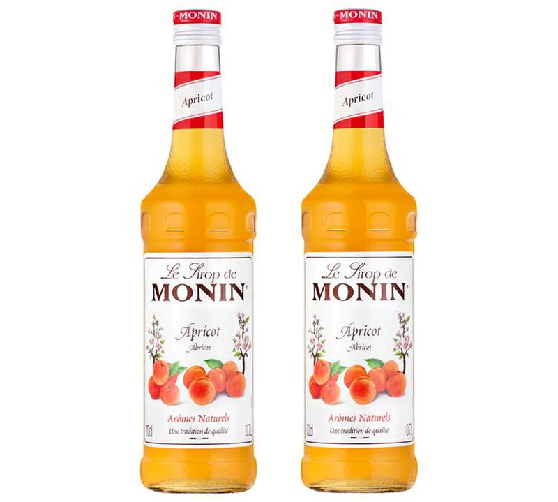 Sirop Monin - Abricot - 2 x 70 cl image number 0