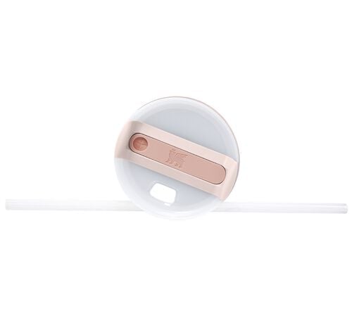 Mug isotherme avec paille The Quencher H2.O FlowState 1.18 L rose quartz- STANLEY image number 2