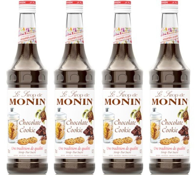 Sirop Monin - chocolate cookie - 4x70cl image number 0