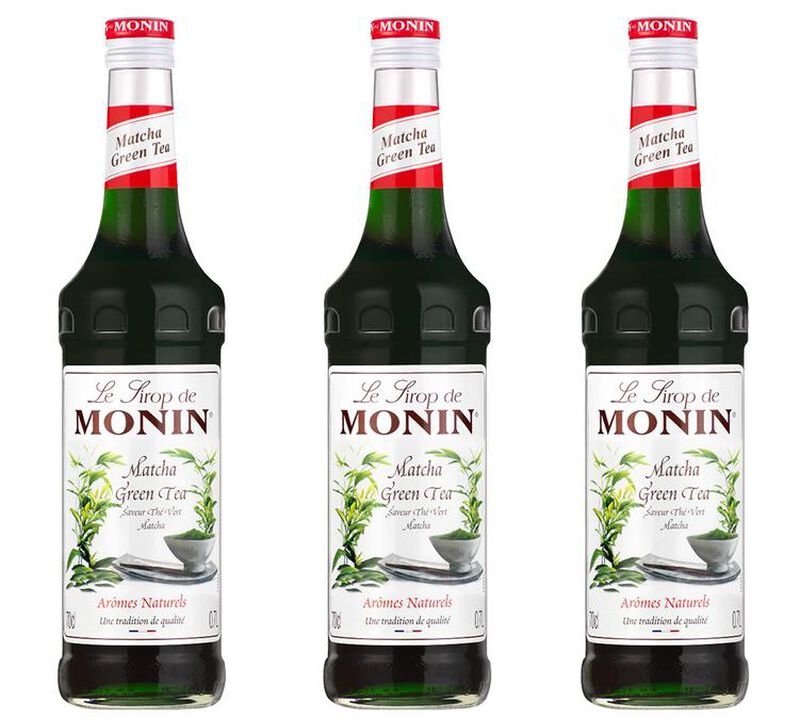 Lot de 3 Sirops Monin - Th&eacute; Vert Matcha - 3 x 70cl image number 0