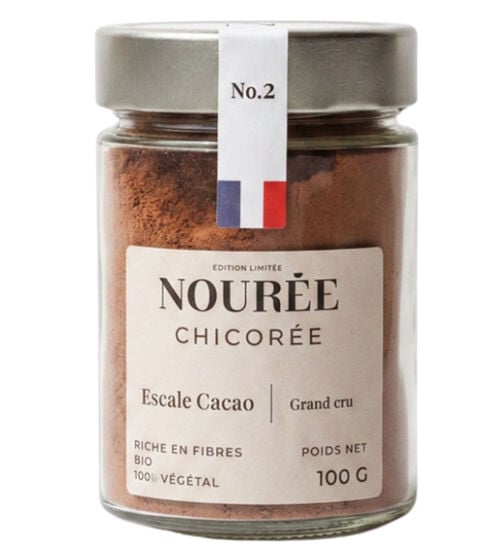 Chicor&eacute;e Escale cacao grand cru Bio - Bo&icirc;te 100 g - NOUR&Eacute;E