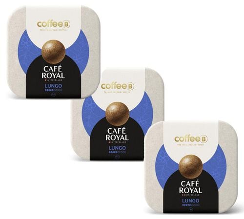 27 Boules de caf&eacute; Lungo compatibles CoffeeB - CAF&Eacute; ROYAL