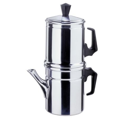 Cafeti&egrave;re napolitaine r&eacute;versible lisse - ILSA - 9 tasses