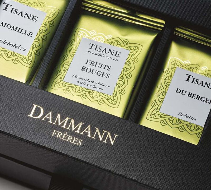 Coffret Authentique - Assortiment th&eacute;s et infusions - 42 sachets - DAMMANN FR&Egrave;RES image number 1