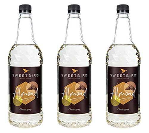 Lot de 3 Sirops Amande 3 x 1L - SWEEETBIRD
