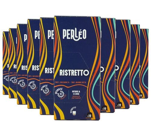 100 capsules compatibles Nespresso* Original Ristretto - PERL&Eacute;O