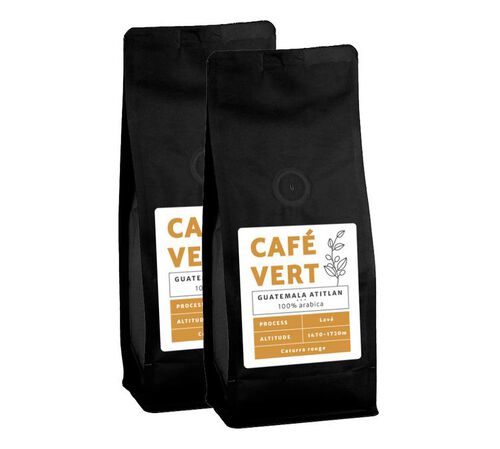 2x500g - Caf&eacute; vert Guatemala r&eacute;gion Atitlan lav&eacute;