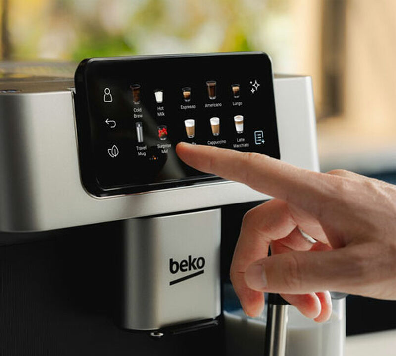 Expresso Broyeur BEKO Latte Noire CEG7348X image number 6