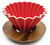 Origami Dripper M in Red + Wooden Holder image