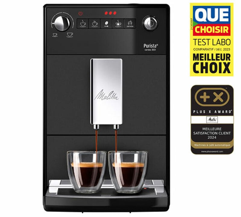 Expresso Broyeur MELITTA Purista&reg;  F230-104 noir mat image number 1