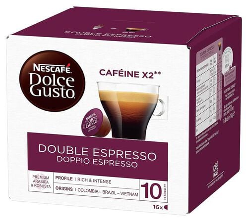 Nescaf&eacute;* Dolce* Gusto* Pods Double Espresso x 16