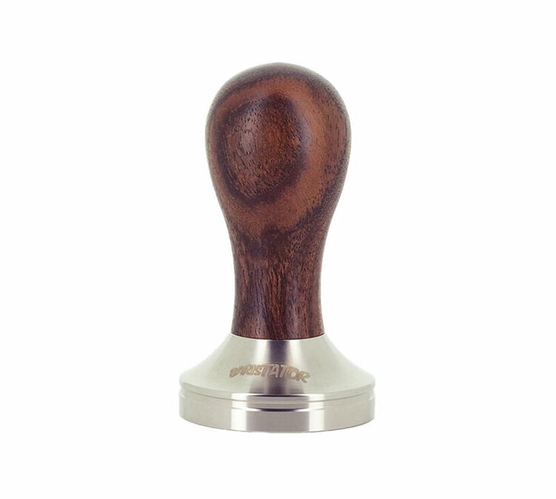 Tamper caf&eacute; BARISTATOR 51mm manche bois fonc&eacute; image number 3