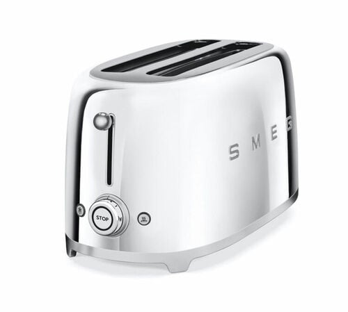 Grille-pain 4 tranches Ann&eacute;es 50 Chrom&eacute; - SMEG - Parfait &eacute;tat