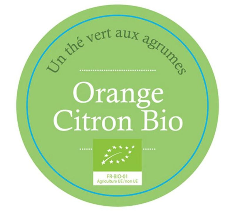 Th&eacute; Vert Orange Citron Bio - Vrac 100 g - COMPTOIR FRAN&Ccedil;AIS DU TH&Eacute; image number 1