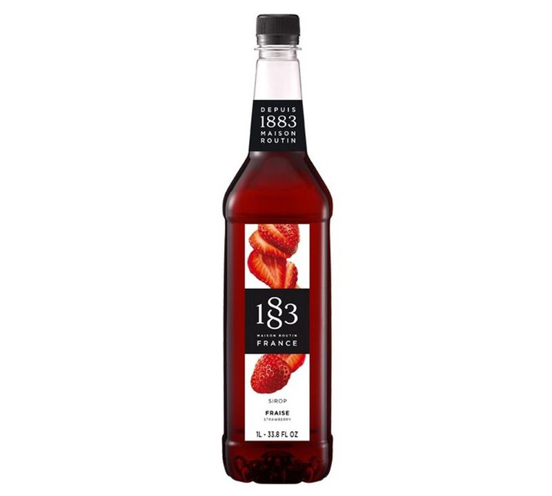 Sirop 1883 Routin Fraise - Bouteille Plastique - 1L image number 0