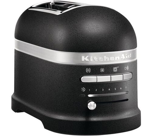 Grille-pain Artisan 2 tranches noire truffe - KitchenAid - Parfait &eacute;tat