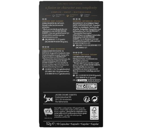 100 Nespresso* Original Compatible Capsules Or Rose &ndash; L'OR ESPRESSO image number 2