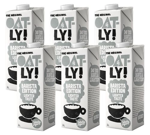 Boisson v&eacute;g&eacute;tale avoine Barista light  - 6 x 1L - OATLY