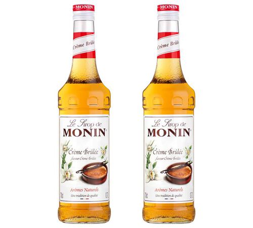 Sirop Monin - Cr&egrave;me Br&ucirc;l&eacute;e - 2 x 70 cl image number 0