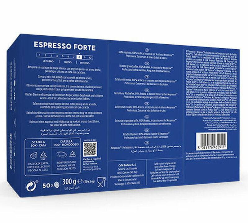 Caff&egrave; Borbone Nespresso* Pro Compatible Capsules Espresso Forte x 50 image number 3