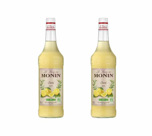 Sirop bio Monin - Citron - 2 x 1 L