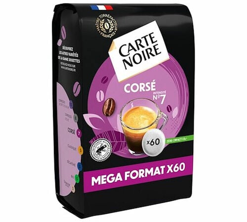 60 dosettes souples n&deg;7 Cors&eacute; - CARTE NOIRE