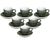 6 tasses Espresso 80 ml + 6 sous tasses - Forest - Loveramics image