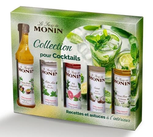 Coffret sirops - Cocktails 5 x 5 cl - MONIN