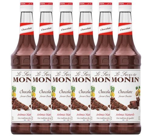 Sirop Chocolat + pompe doseuse 6 x 70cl - MONIN