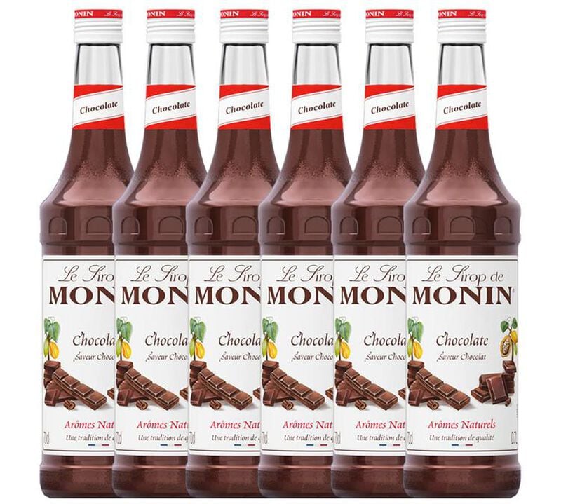 Sirop Chocolat + pompe doseuse 6 x 70cl - MONIN image number 0