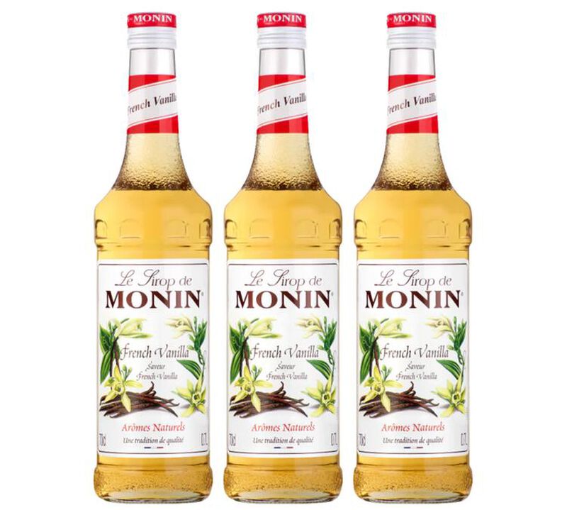 Sirops Vanille (french vanilla) 3 x 70cl - MONIN image number 0