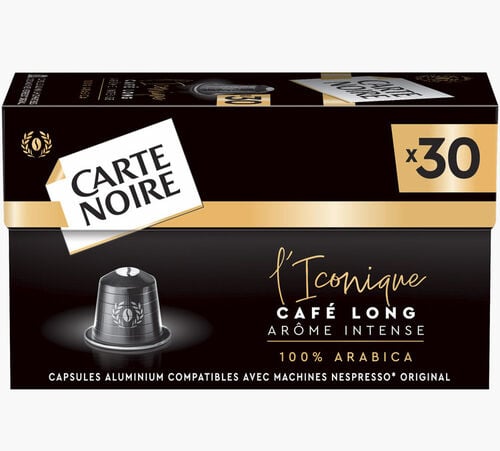 30 Capsules compatibles Nespresso&reg; L'Iconique - Carte Noire