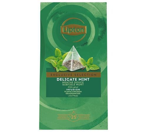 Lipton Exclusive Selection Delicate Mint Infusion - 25 tea bags image number 0