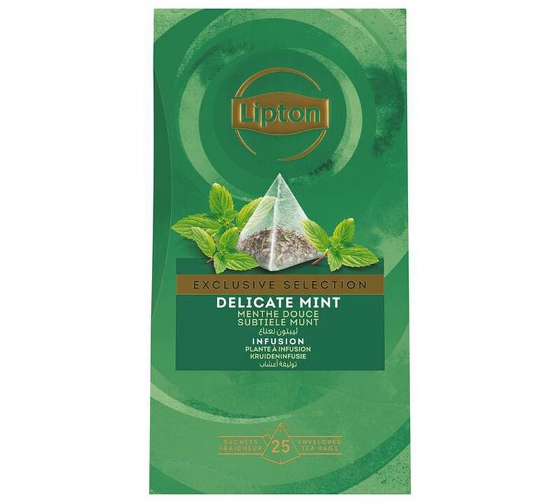 Lipton Exclusive Selection Delicate Mint Infusion - 25 tea bags image number 0
